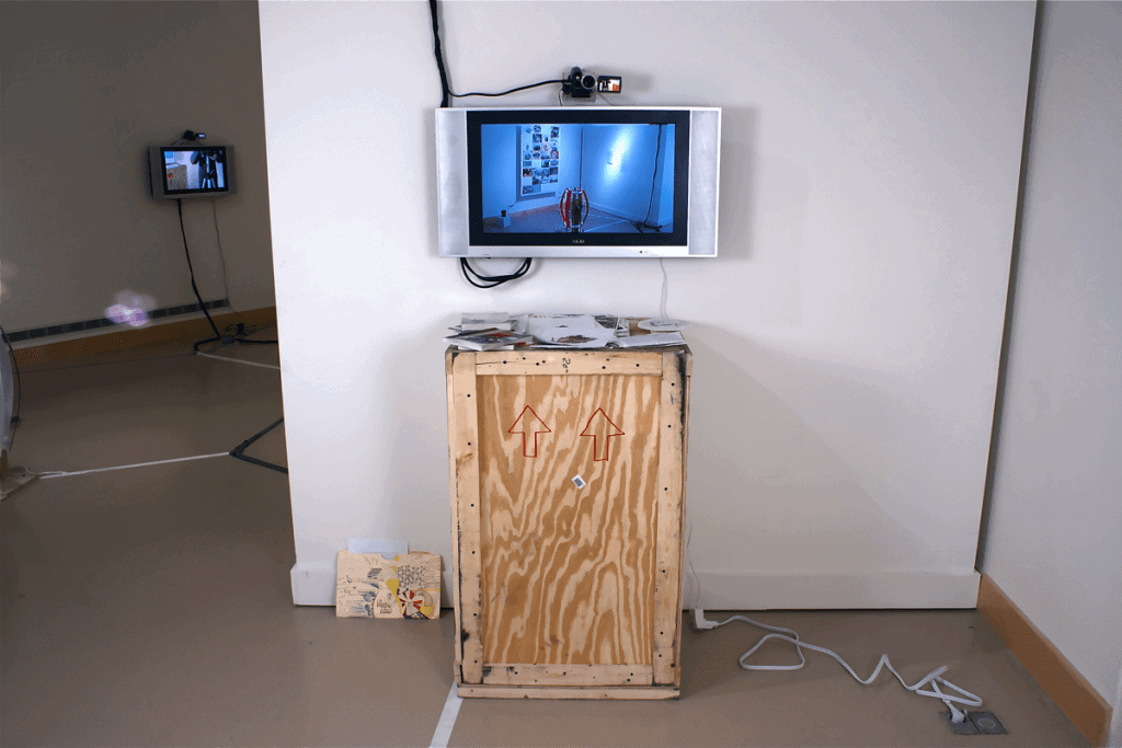 installation view MFA- Multi-Systems Visioport andy cline artist