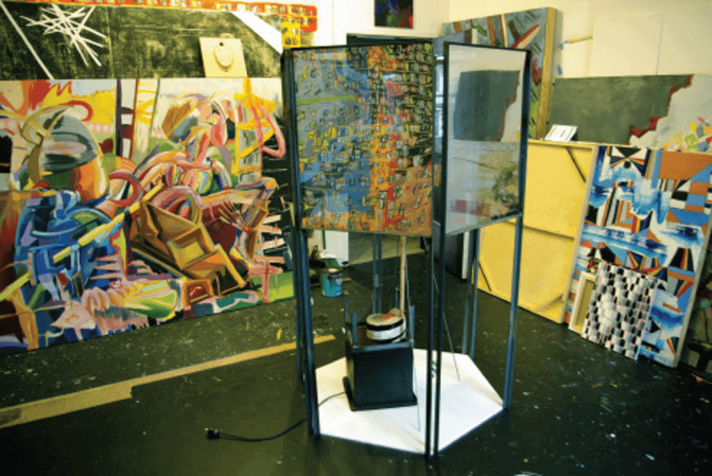 Sculptural study by Andy Cline exploring geometry and balance