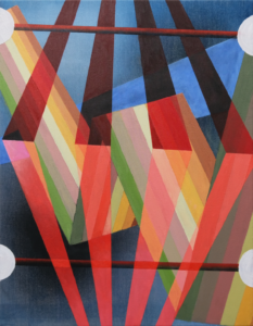 Game Cage, oil on canvas, full frame