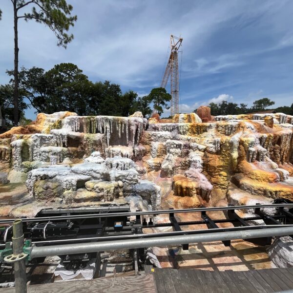 Scenic Artist work - Geyser at Big Thunder Mountain